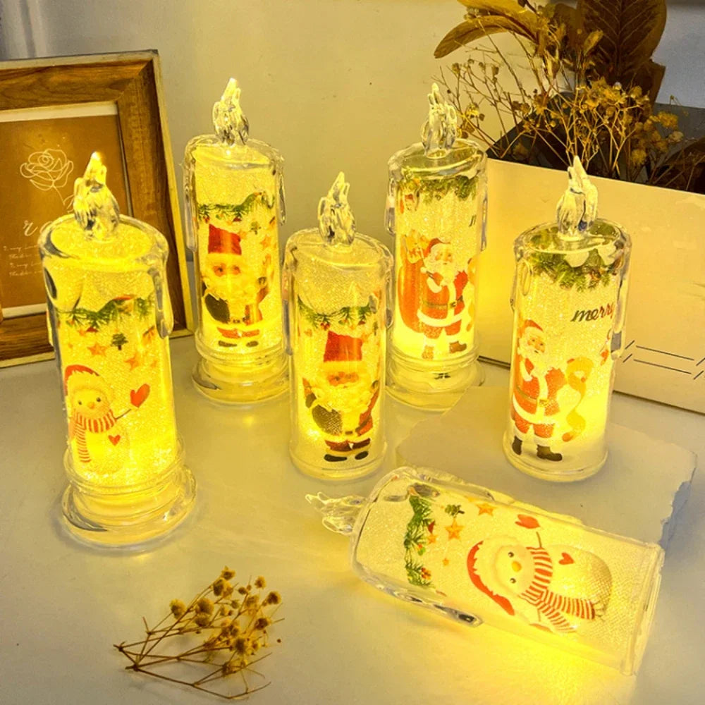 Electronic Candle Christmas Decoration Xmas Gift