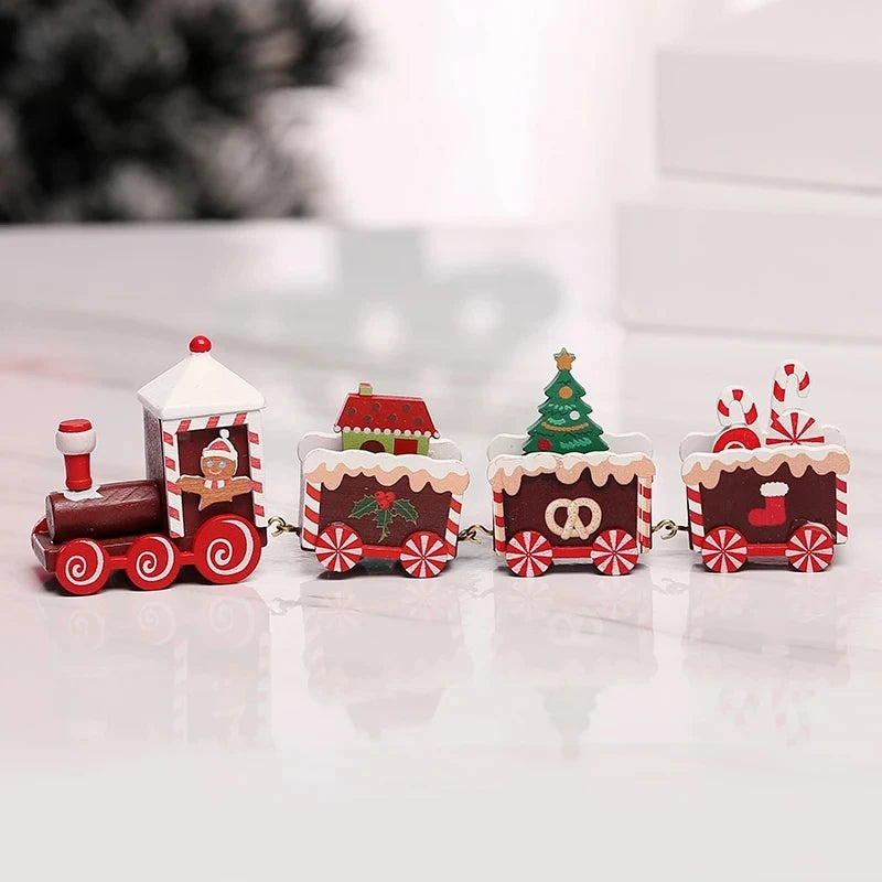 Christmas Train Merry Christmas Decorations For Home 2024 Cristmas Ornament