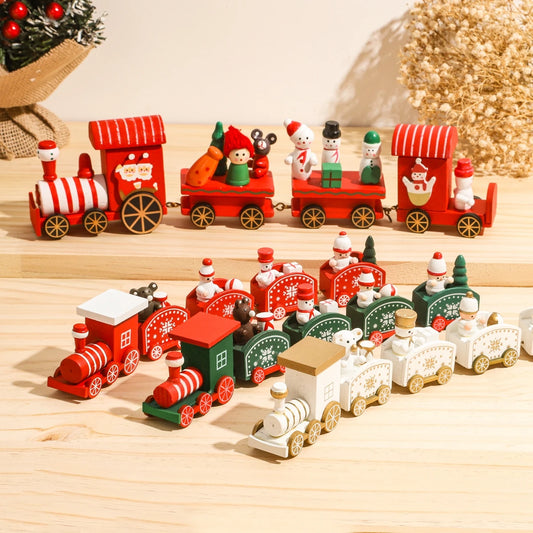 Christmas Train Merry Christmas Decorations For Home 2024 Cristmas Ornament