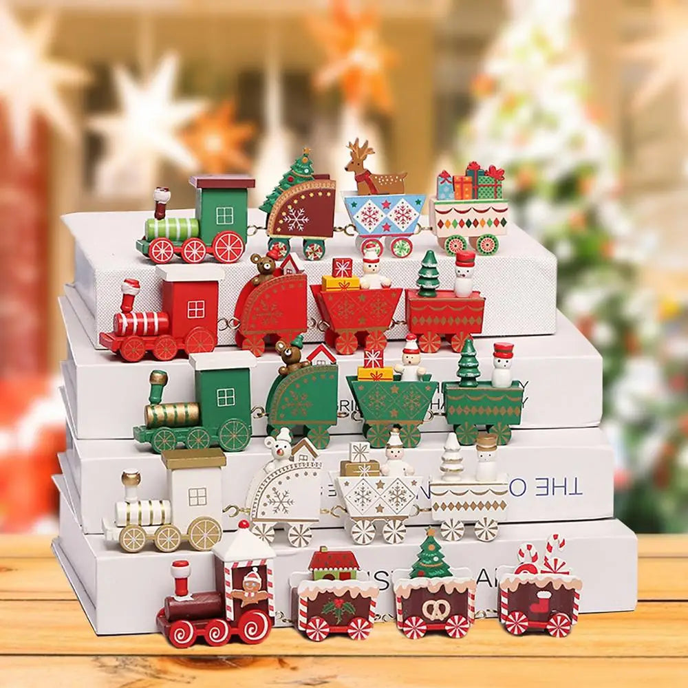 Christmas Train Merry Christmas Decorations For Home 2024 Cristmas Ornament