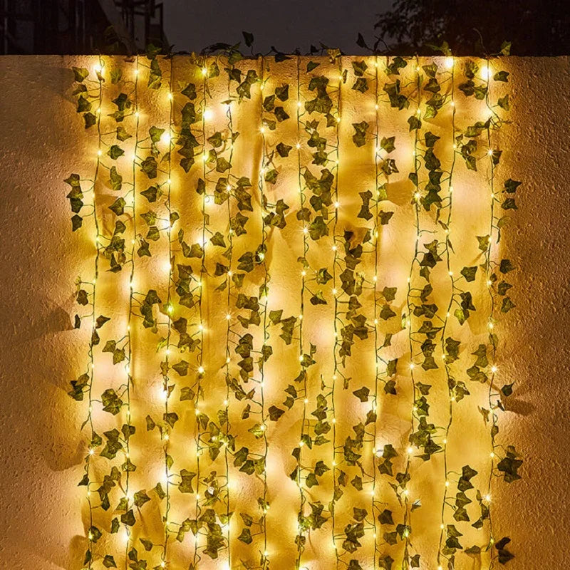 Fairy Lights Solar Lights Maple Leaf Waterproof Outdoor Garland 10M/5M/2M Solar Lamp