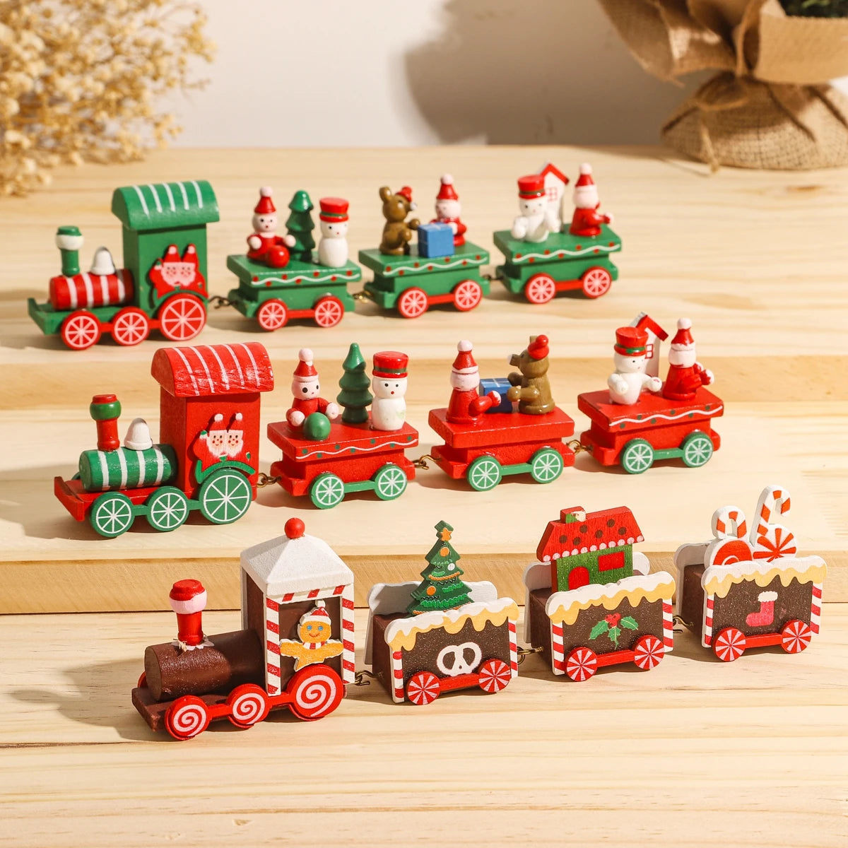 Christmas Train Merry Christmas Decorations For Home 2024 Cristmas Ornament