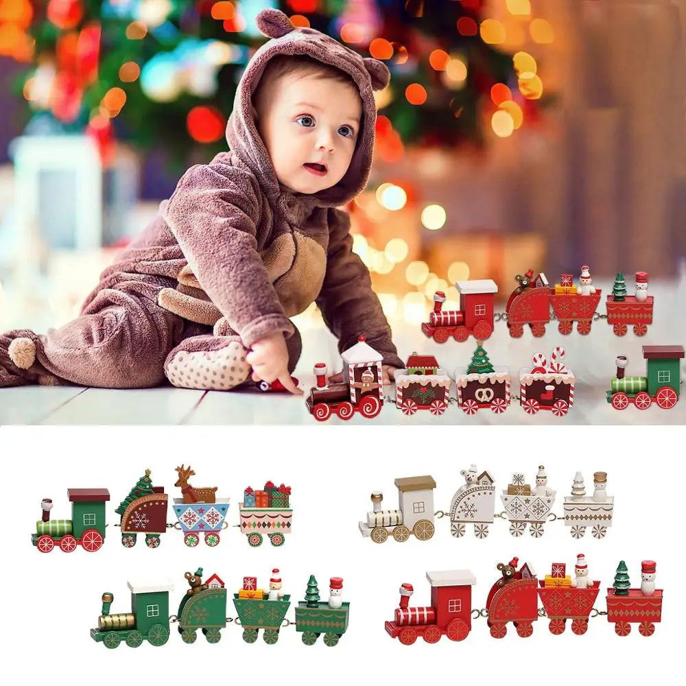 Christmas Train Merry Christmas Decorations For Home 2024 Cristmas Ornament