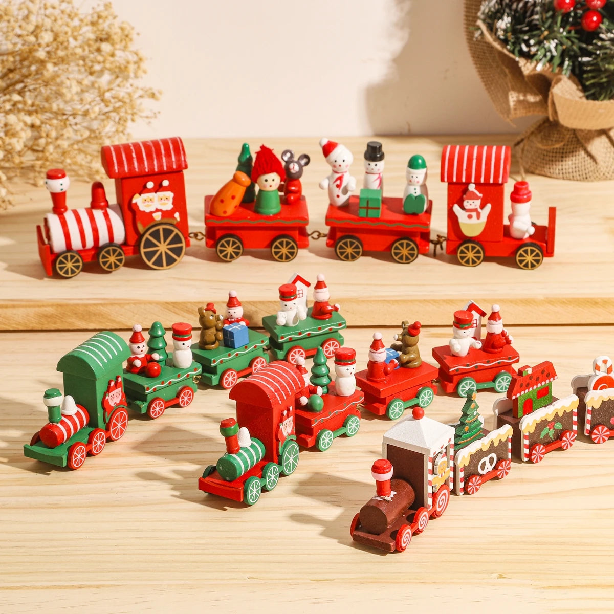 Christmas Train Merry Christmas Decorations For Home 2024 Cristmas Ornament